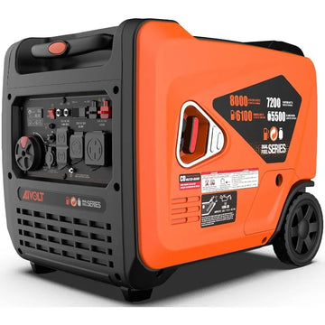 8000 Watts Dual Fuel Portable Inverter Generator